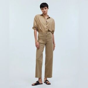 LAST CHANCE! Madewell Emmett Wide Leg Crop
